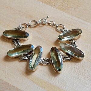 Sterling Silver 925 Gemstone Bracelet